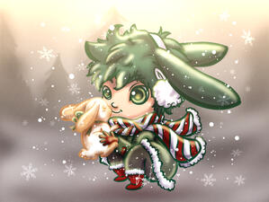 Winter Deku Bun